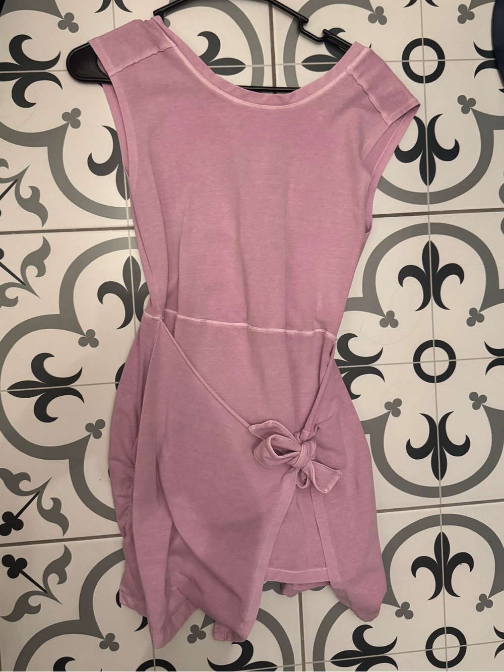 Free People Lilac Tie-Waist Tank Dress - Picture 3 of 4